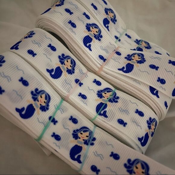 Grosgrain Ribbon 7/8” 5 yards 5/$20 NEW 1” yds bows bow making shipping supplies - Picture 5 of 5